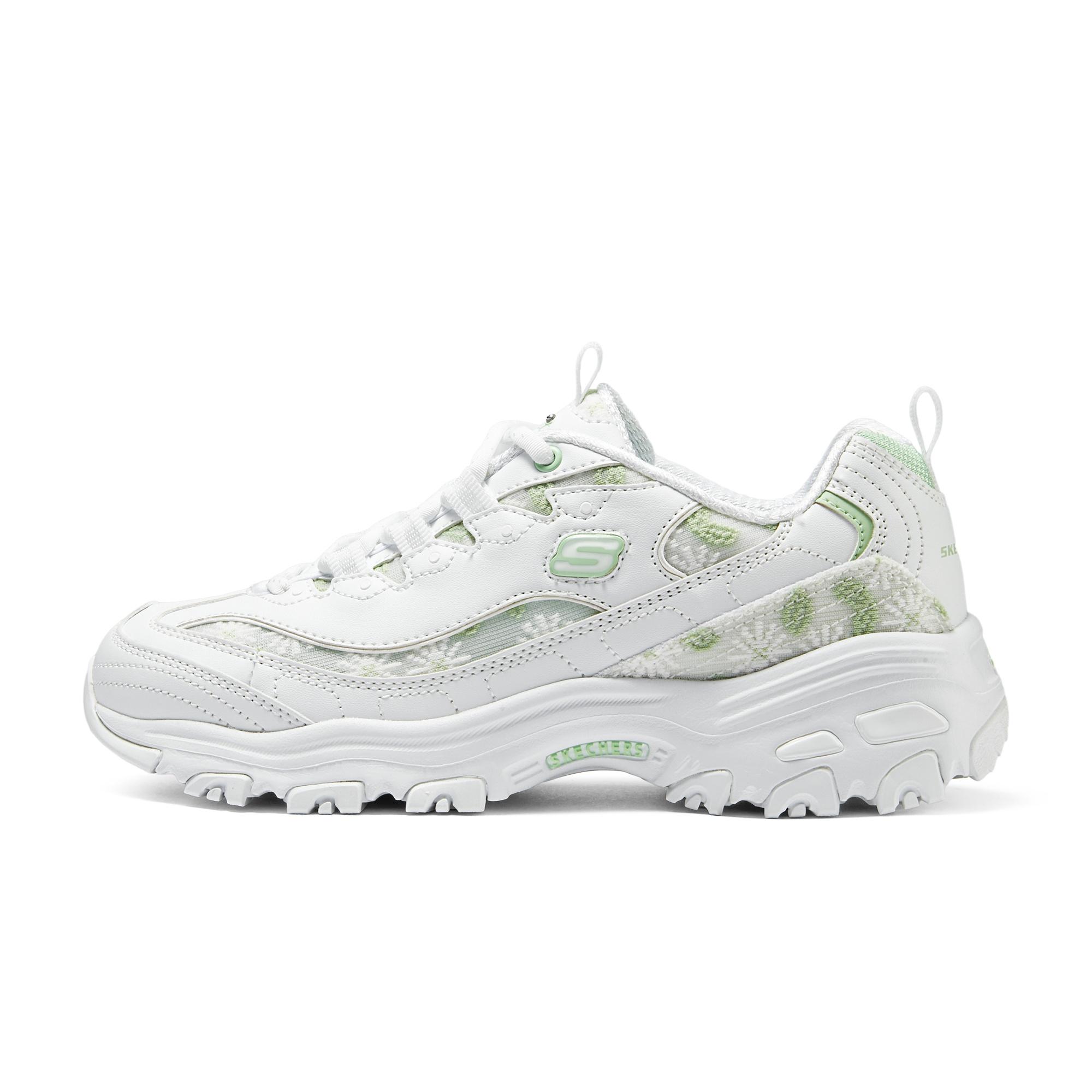 (WMNS) Skechers Women Sport D Lites 1.0 White Green Women s 150234-WGR EU 36.5