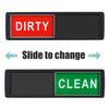 Easy to read anti-scratch sliding clean dirty sign Dishwasher Refrigerator Magnet B