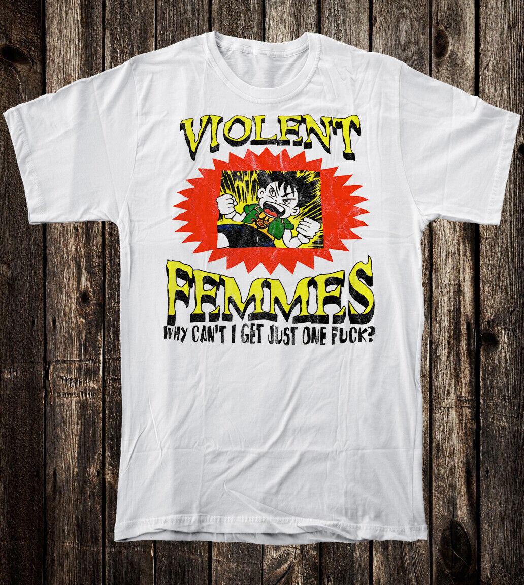 Retro Tee T Shirt 100% Cotton 90 s Music Rock Grunge Violent Femmes S разноцветный