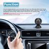 Car Compass, Vehicle Compass, Dash Mount Adjustable Compass Ball with Bottom Stick, Universal Car Accessories Navigation Hiking Direction Pointing