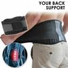 Adjustable Waist Support Belt with Self Heating Magnetic Therapy for Lumbar Pain Relief and Posture Correction