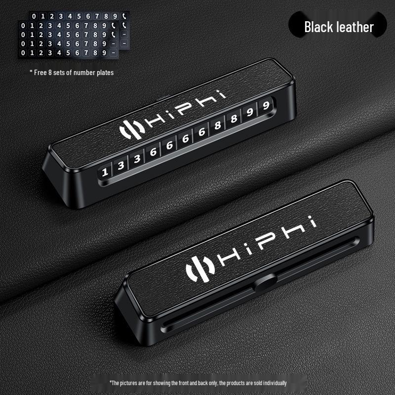 

Premium Movable Car Phone Holder for HiPhi X/Y/Z - Dual Number Temporary Parking Plate