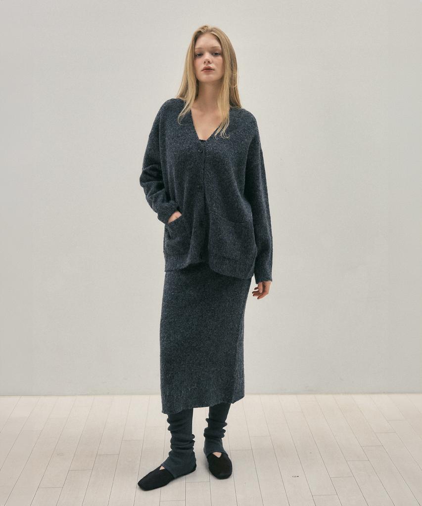 Cita Comfort Wool Long Knit Dress_Ctop712(Charcoal)