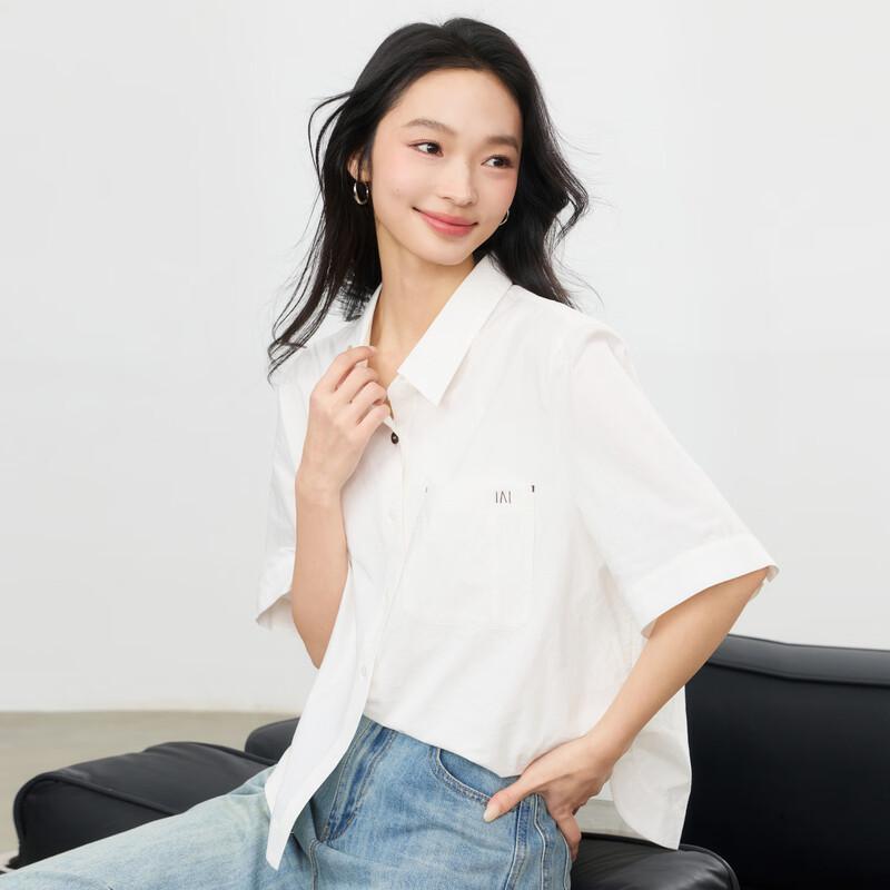 Elva  Island Women s Vintage Short-Sleeve Shirt L