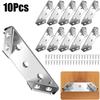 Universal Furniture Corner Connector 90° Right Angle L Brackets  Shelves Cabinets
