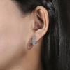 Niche Design Cold Wind Ear Buckle, Cool Girl Simple Zircon Small Earrings Earrings, Wind Earrings