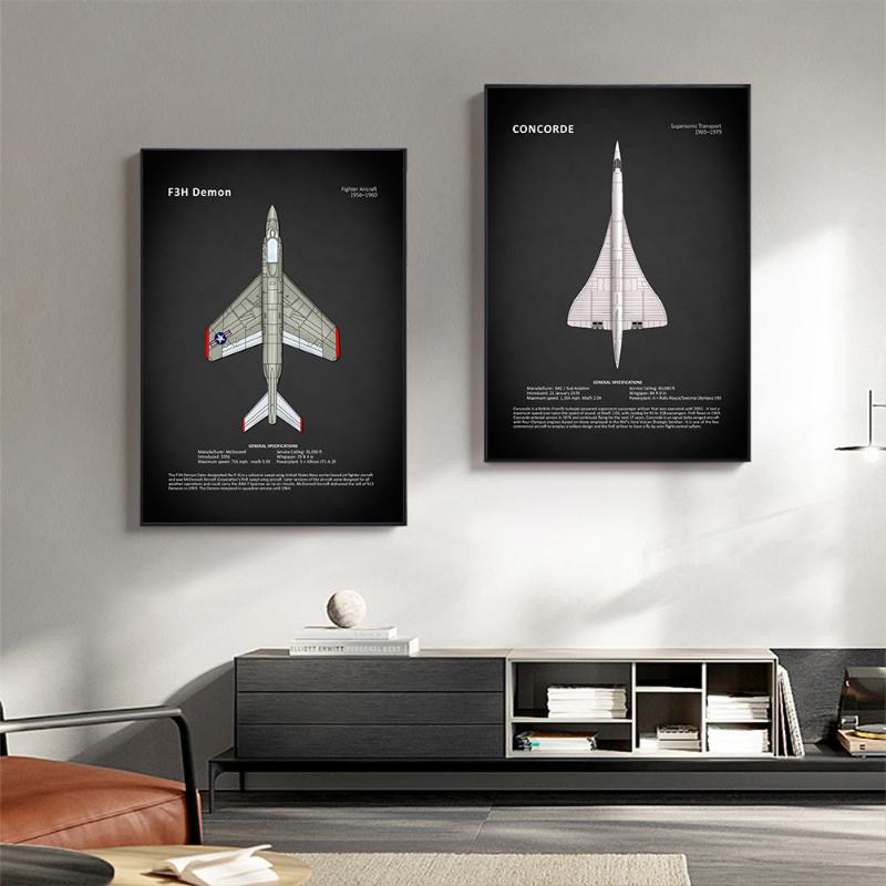 Eurofighter Typhoon The Lancaster Bomber Poster Printing, Hanging Picture Home Decoration Wall Art, Modern
