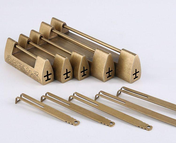 Wooden Box Antique Brass Horizontal Open Old Fashioned Antique Engraved Horizontal Bolt Lock Brass (Antique bronze,95mm) античный бронзовый