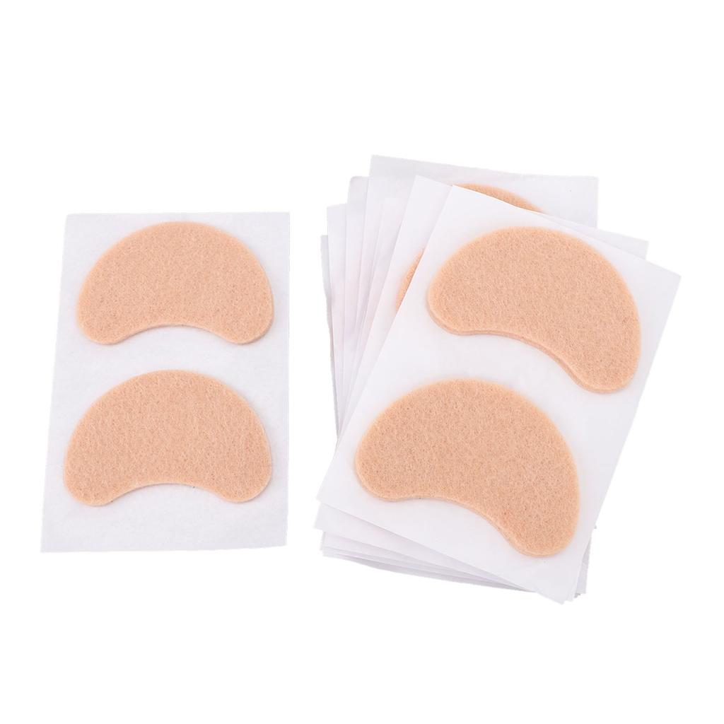 20 pièces Coussinets de métatarse en feutre Professionnels Réduisent la Friction Empêchent de Glisser Talons en feutre Coussinets pour cors en feutre Coussinets adhésifs de métatarse