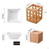 Ceramic Essential Oil Burner with Tealight Holder Candle Tart Warmer Warmers Decor for Parlor