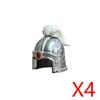 MOC Castello Medievale Cavaliere Armatura Figura Parti Blocchi da Costruzione Tempio Aquila Nera Cavaliere Guerriero Armi Accessorio Mattoncini Giocattolo T01
