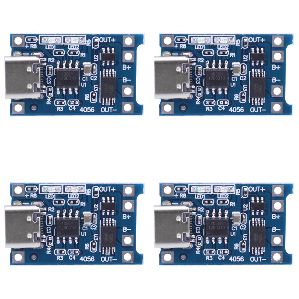 20-1PC Type-c 5V 1A 18650 TP4056 Lithium Battery Charger Module Charging Board With Protection Dual Functions