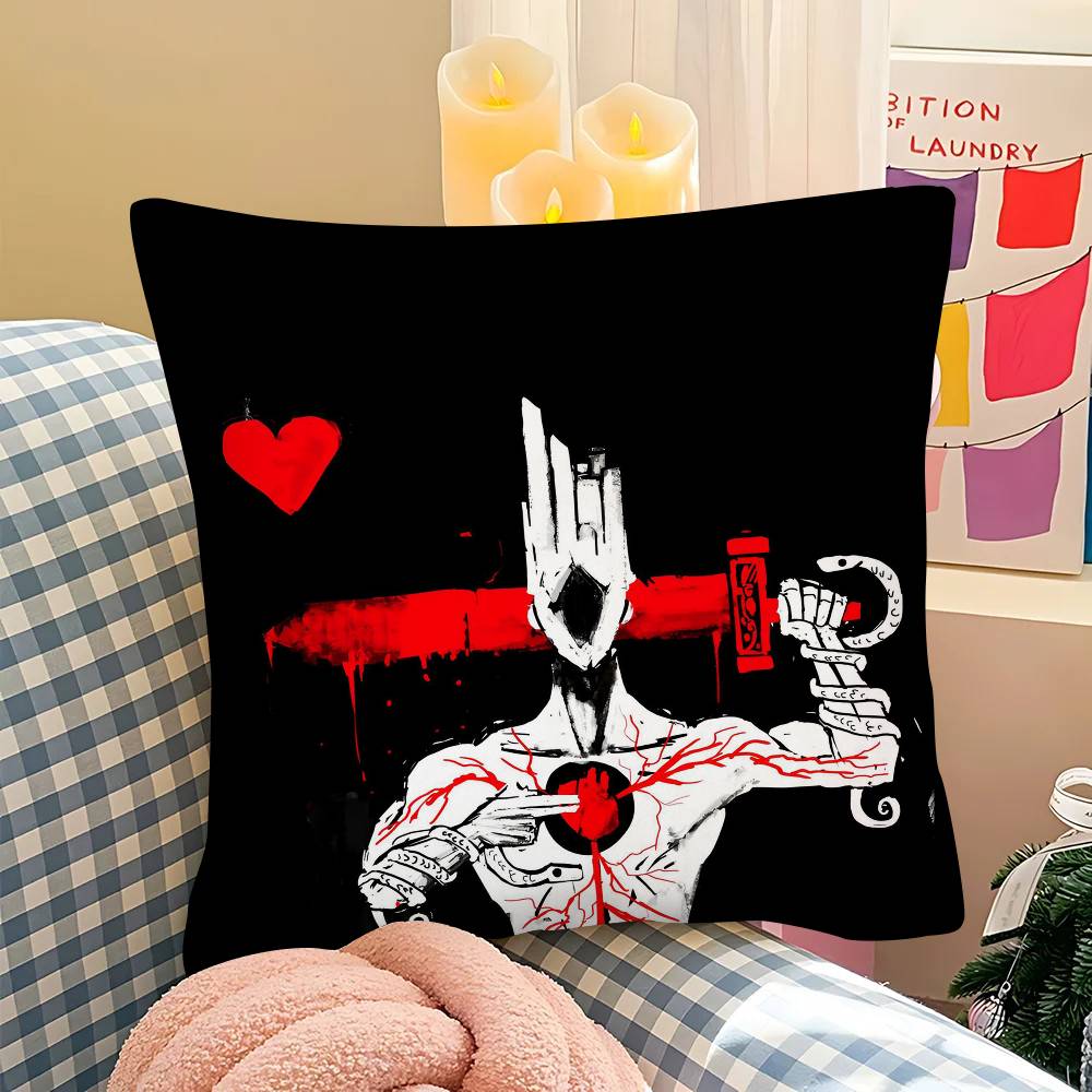 Video Game U-ULTRAKILL Pillow Case Fashion Square Pillowcase Bedroom Sofa Room Ins Decoration Leisure Cushion Cover