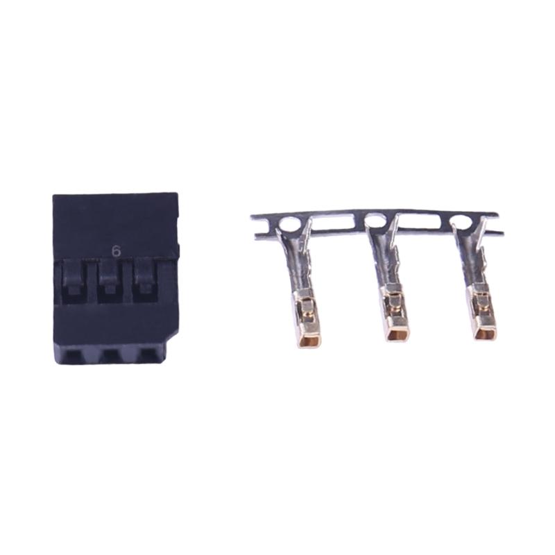 For Futaba Servo Receiver Connectors Plugs with Lock and Male Female Terminals Crimps Pin Kit for Quadcopter Battery