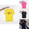Stylish Unisex Fun Lover Loser Lettering Printed Short Sleeve Top T-shirt For Everyday Wear