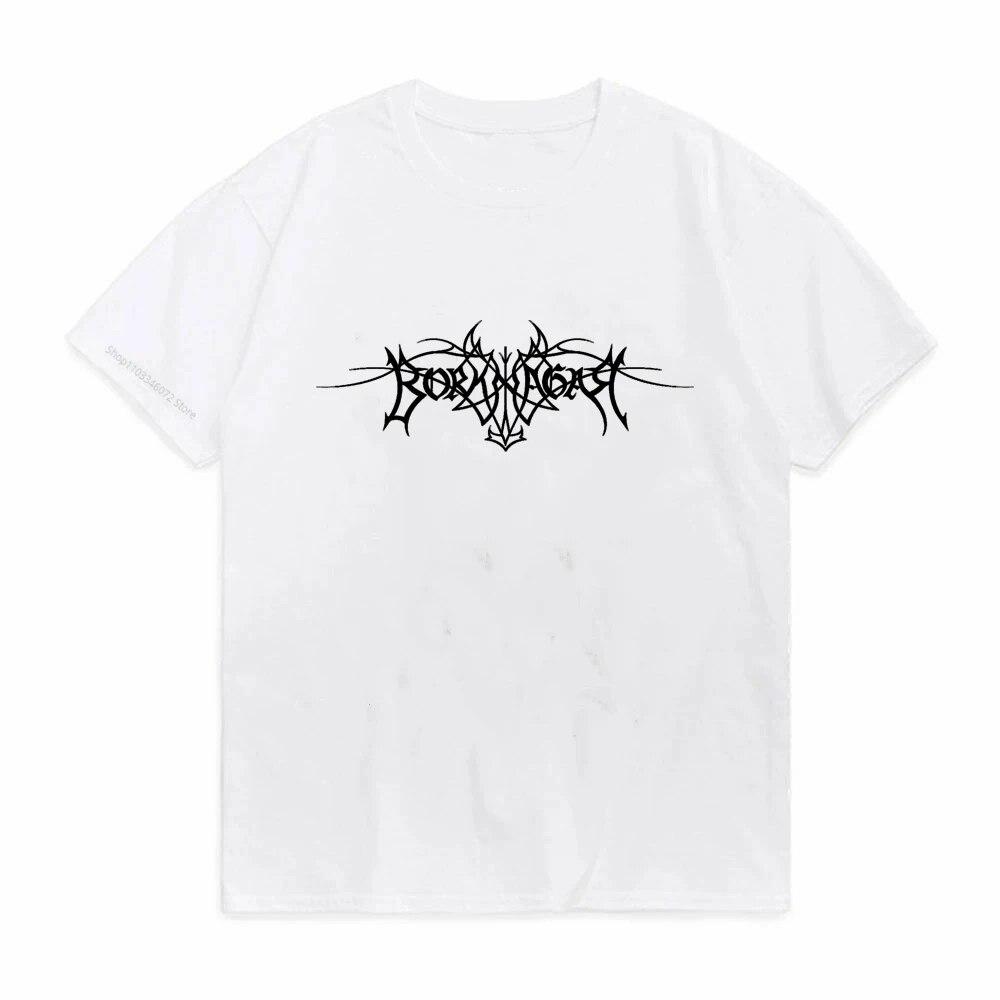 

Норвежская черная металлическая футболка Borknagar, классная повседневная женская футболка унисекс, хипстерские футболки, футболка Borknagar Band 4XL