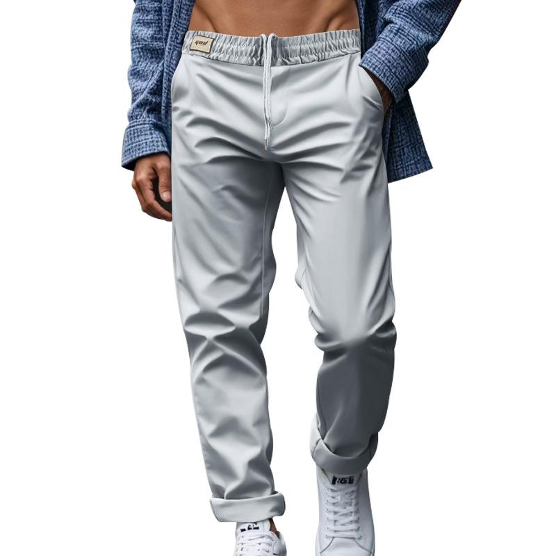 Spring and Summer Loose and Comfortable Quick Drying Business Solid Color Men’s Casual Pants
