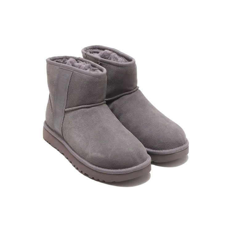 UGG Fashionable Short Snow Boots Women boots Gray 1122558-SHA