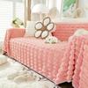 Thicken Plush Sofa Cover Winter Warm Sofa Mat Cushion for Living Room Non-slip L-shape Universal Couch Slipcover Home Decor