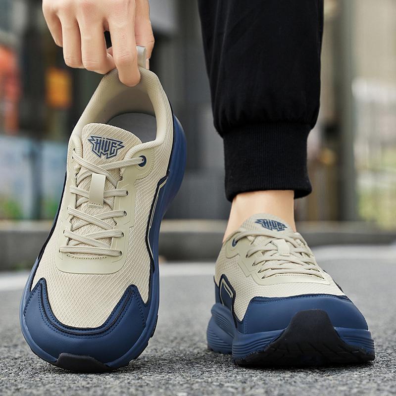 TUINANLE Men'S Wide Toe Walking Shoes Lightweight Non-Slip Walking Tennis Shoes Comfortable Barefoot Sneakers