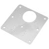 10 PCS Cabinet Hinges Repair Plate with Fixing Screws Thicken Stainless Steel Cupboard Door Hinge