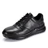 Men's Genuine Leather Comfortable Fashion Lace-Up Casual Sports Shoes with Thick Soles & Height Boosting, Breathable & Trendy Design