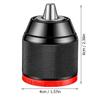 Metal Keyless Drill Chuck 0.8-10mm 2-13mm 3Jaw Ratchet Self-Lock for Electric Hand Cordless & Lithium Drill