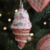 Pink Xmas Tree Hanging Ornaments Pinecone Merry Christmas Decor  Party Favors