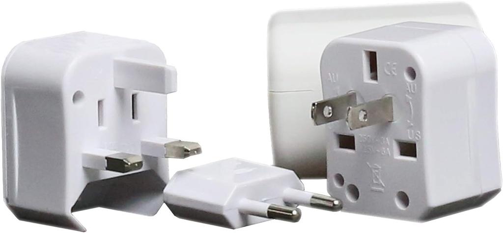 Logic Overseas Conversion Plug Outlet PLUS Compatible with 150 Countries Plug with Storage Case Compatible with Europe America Australia South Korea