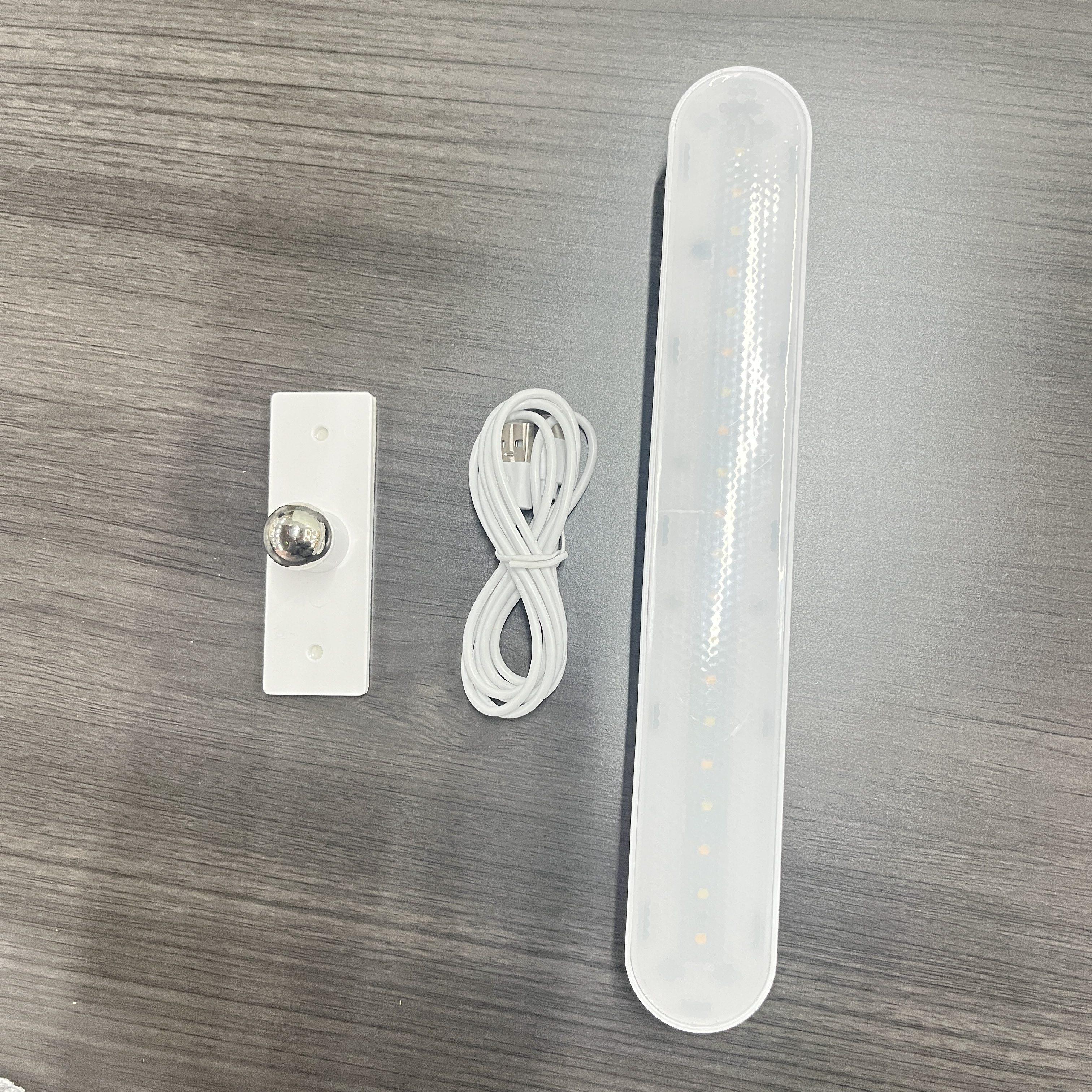 

1 беспроводной светильник для зеркала, вращающийся на 360° светодиодный светильник, зеркальный светильник с питанием от аккумуляторной батареи, светодиодный светильник с сенсорным датчиком 27CM/10.63inch