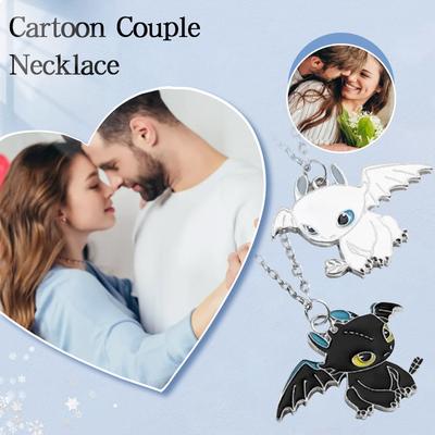 Fashionable Couple Necklace, A Pair Of Hip-hop Personality Pendants For Men And Women