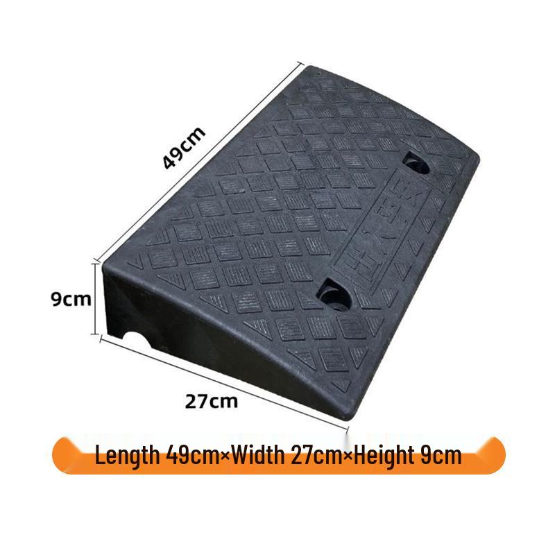 Non-Slip Plastic Curb Ramp for Cars and Stairs