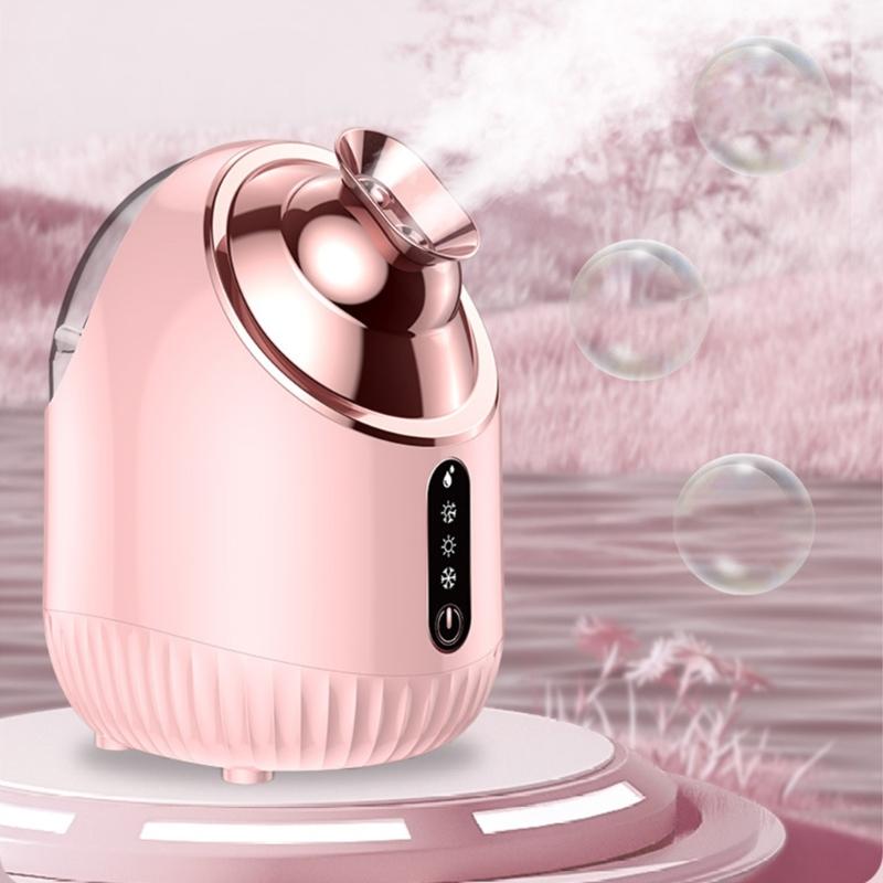 Skin Hot and Cold Face Steamer for Facial Deep Cleaning Pore Cleaner Moisturizes Calms Dry Skin Vaporizer for Spa Gifts