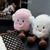 Kawaii Marshmallow Plush Toy Cute Pink Blue Marshmallow Stuffed Doll Couple Plushies Soft Birthday Gifts Girl Home Decor