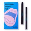 Brushmo Bright Pen, a BB Pen for Teeth Whitening, Provides Even Application. Includes Two Brush-type Whitening Pens.