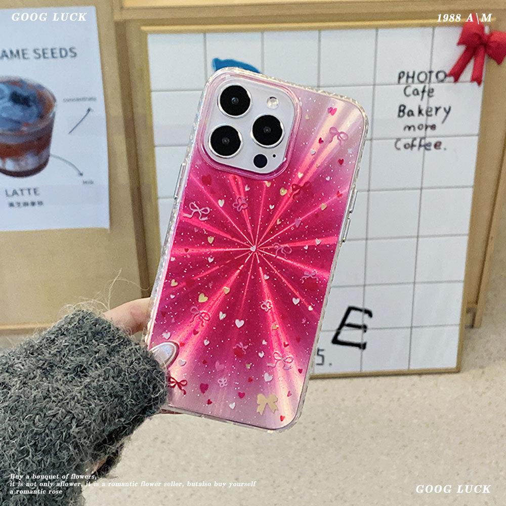 Laser Aurora Stars Applicable To Apple 16 Promax Mobile Phone Case IPhone 16 High End 15 Protective Case 14