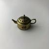 1Pc Chinese Style Incense Burner Mini Tea Pot Aromatherapy Stove Alloy Tiny Teapot Shape Incense Holder Home Pendant