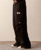 Ebeulisi Pintuck Patchwork Sweatpants (Black)