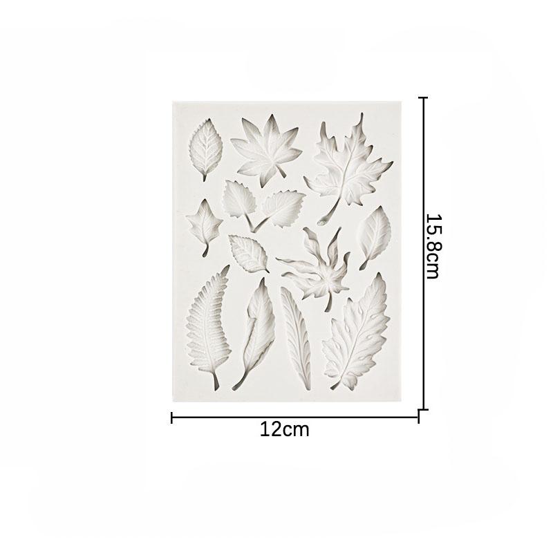 Leaf Shape Fondant Mold Cake Decorating Tools Baking and Kitchen Accessories
