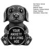 Cartoon Animal Figurine Your Anxiety Is A Lying Hoe Dog Cat Penguin Orangutan Lion Statue Sculpture Home Office Decoration Ornament
