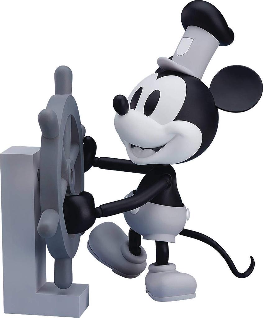 Nendoroid Steamboat Willie Mickey Mouse 1928 Ver. [Black and White] Non-Scale ABS & PVC Painted Movable Figure G90658