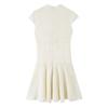 Summer European and American Women's Clothing Jacquard Silk Satin Texture Mini Dress