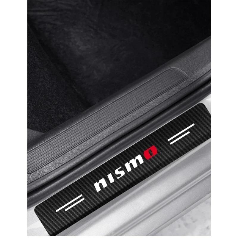 4pcs Car Stickers Car Trunk Door Sill Plate Rear Bumper Guard Protector Pad For Nissan Nismo Motorsport International OFF ROAD