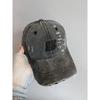 American Retro Ripped Baseball Cap for Women In Spring and Summer New Washing and Old Versatile Baseball Cap Showing Off Their Faces and Small Hats