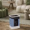 Rubbish Bin Plastic Small Trash Can Wastebasket Garbage Container Bin For Bathroom Bedroom Kitchen Home Office Trash Can Dustbin