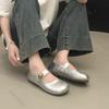 Fashion New Spring Aututmn Flat Mary Jane Women's Shoes Round Head Shallow Mouth Casual Shoes for Women Slip on Solid Soft Bottom Flats