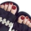 600Pcs Toe Nail Tips Natural Acrylic False Fake Artificial Tip For DIY Decor Salon Tools