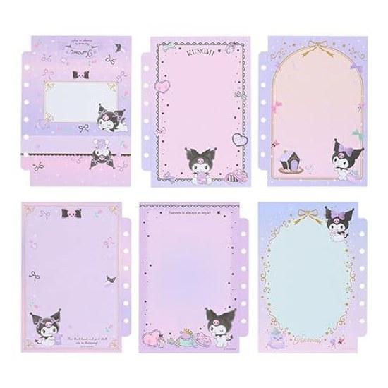 Sanrio Tokimeku Seal Notebook Kuromi Storage Charm Paper Stickers Removable Slider Case Letter-style Memo 913952