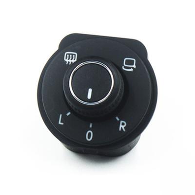 Rearview Mirror Adjust Knob Button Switch for Volkswagen New POLO Chrome Plated 6RD 959 565D