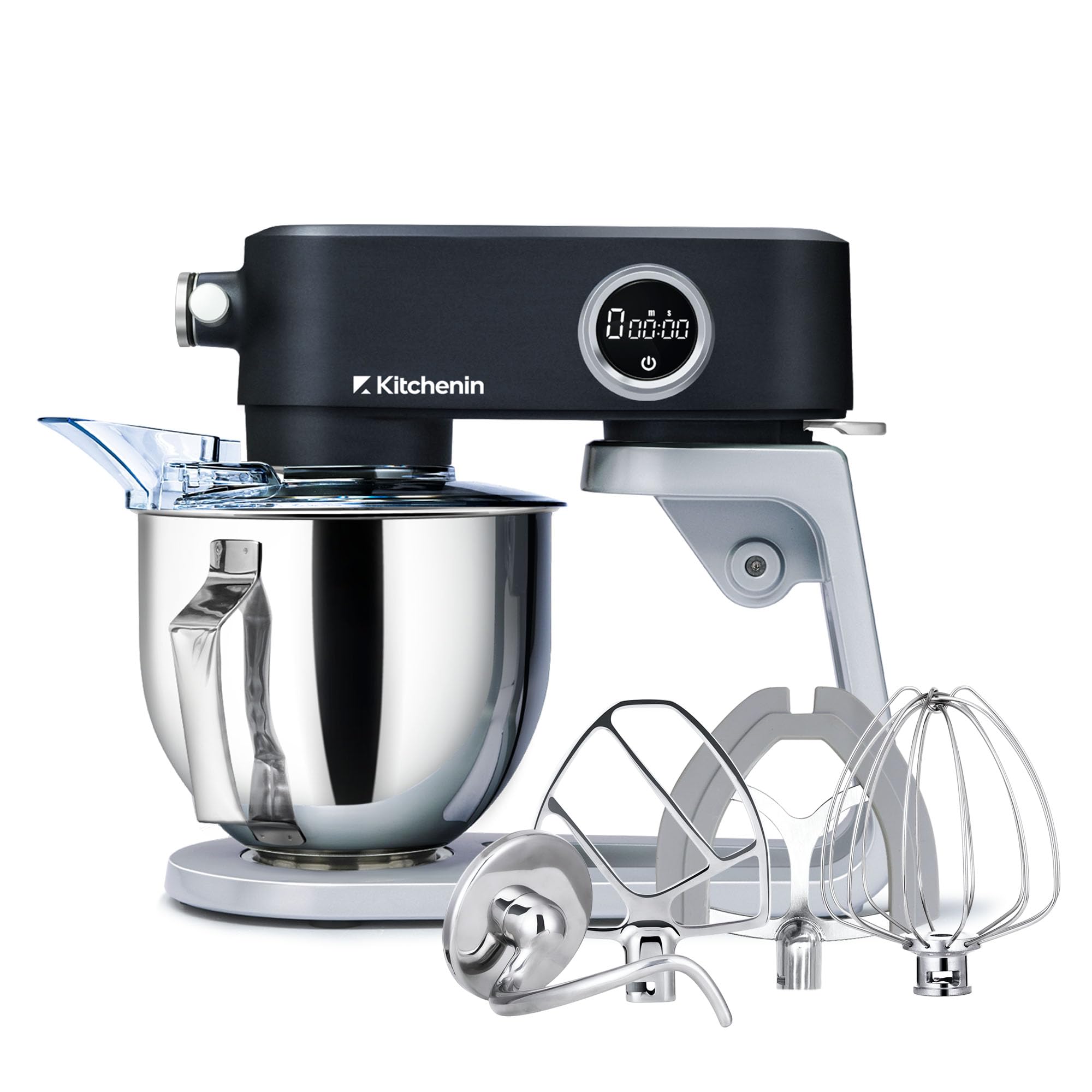 

2024 Kitchenin Stand из нержавеющей стали, 4 предмета, совместимые с многофункциональными, включает в себя настольную столешницу с таймером, 5 л, большую, удобную для коммерческого использования, для дома, черную